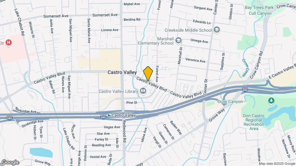 3739 Castro Valley Blvd Map and Location Details