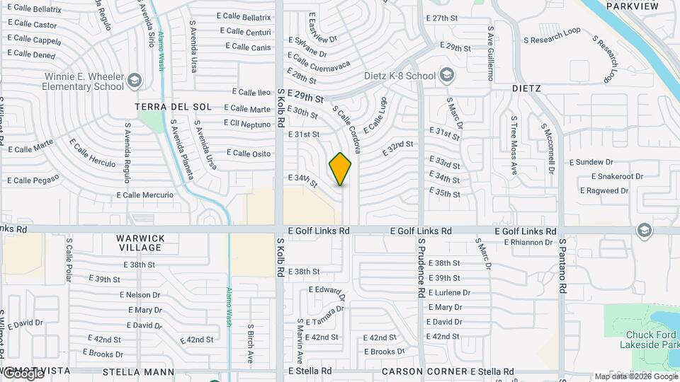 2402 S Calle Yucatan Map and Location Details