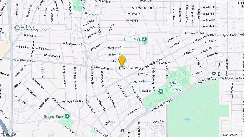 522 E Hyde Park Pl Map and Location Details