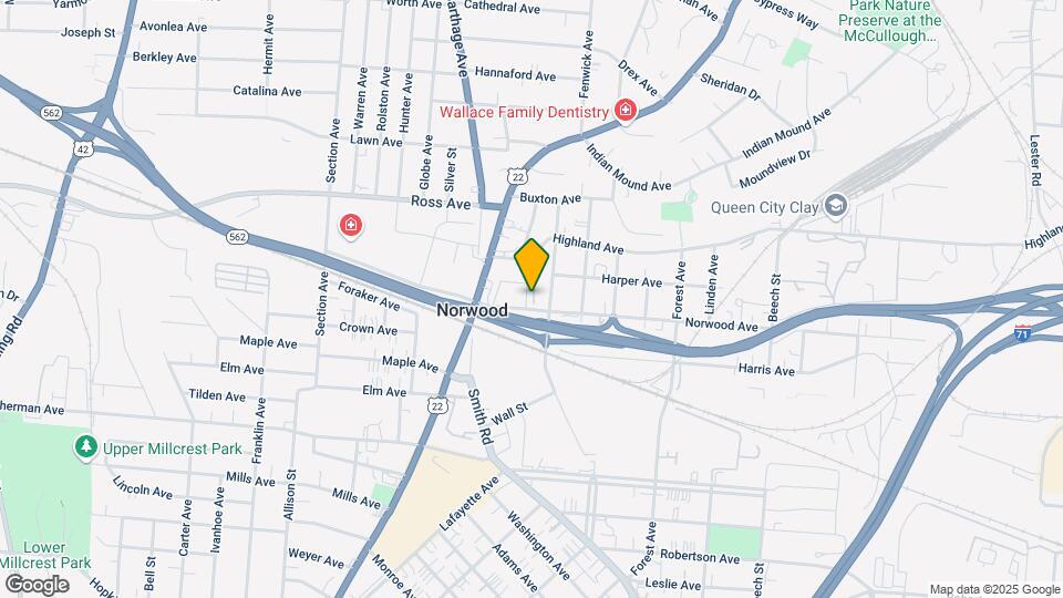 2240 Norwood Ave Mapa y Detalles de la Ubicación