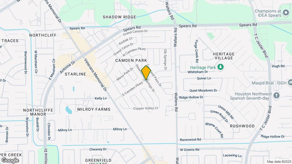 2638 S Camden Pkwy Map and Location Details
