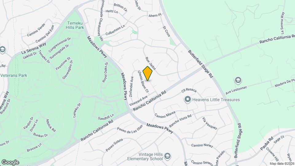 41583 Riesling Ct Map and Location Details