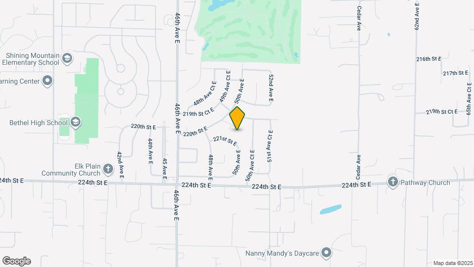 22034 48th Ave Ct E Map and Location Details