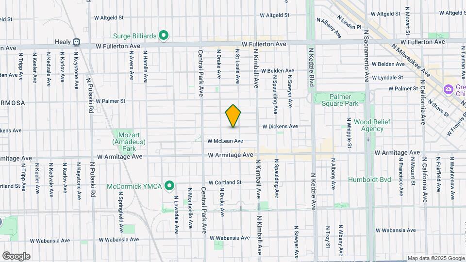 3511 W Dickens Ave, Unit 3 Map and Location Details