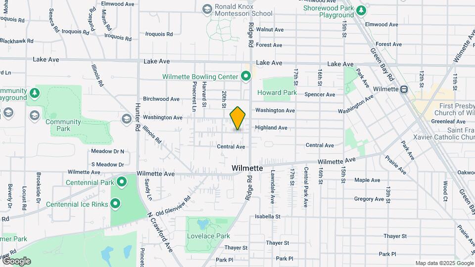 1921 Highland Ave Map and Location Details