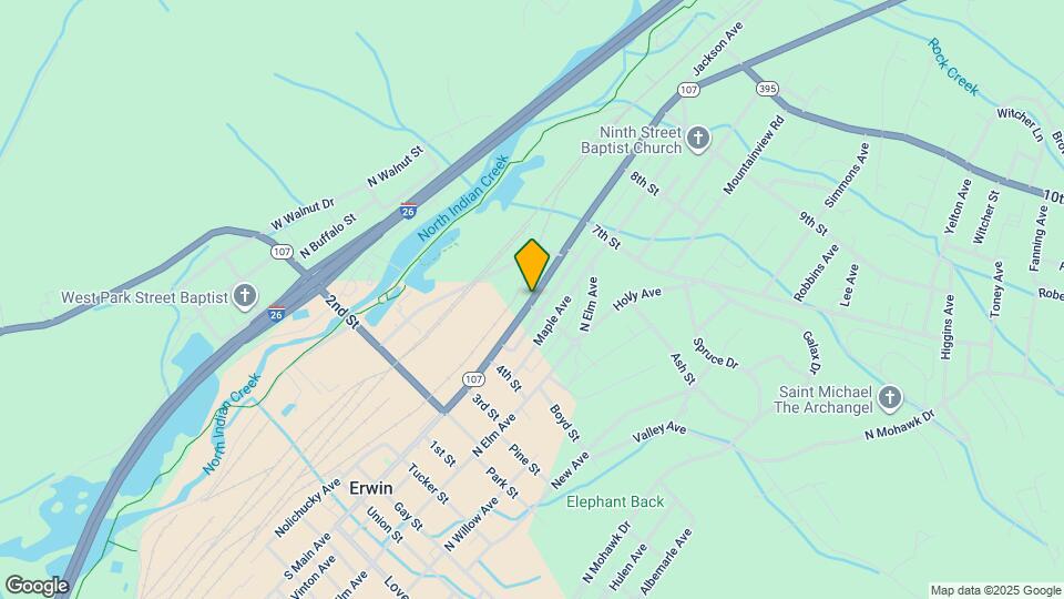 705 N Main Ave, Unit 201 Map and Location Details