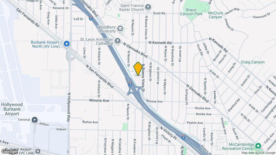 2666 N Frederic St Map and Location Details