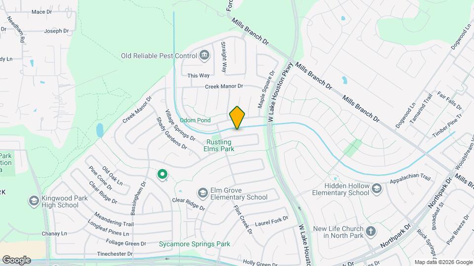 3223 Golden Willow Dr Map and Location Details