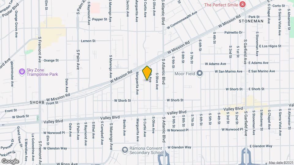 921 Edith Ave Mapa y Detalles de la Ubicación