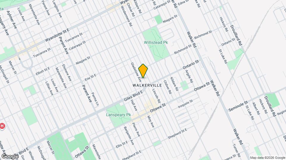 1150 Gladstone Ave Map and Location Details