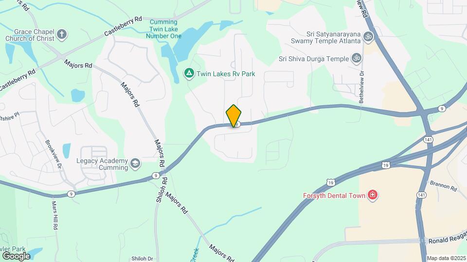 2892 Cross Creek Dr Map and Location Details