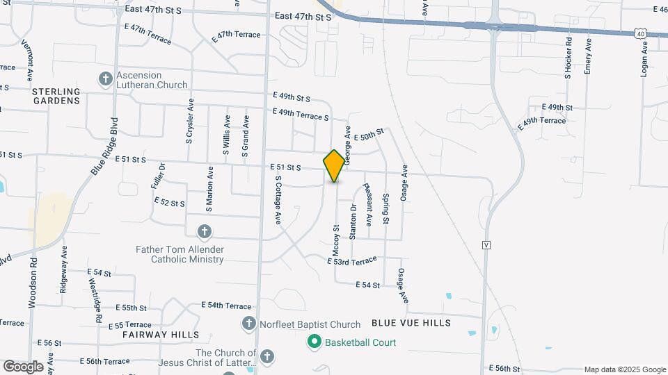 5116 S Mccoy St Map and Location Details