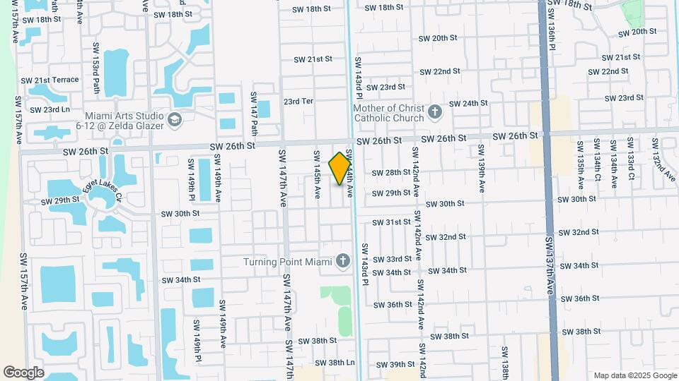 2894 SW 144th Ct Map and Location Details