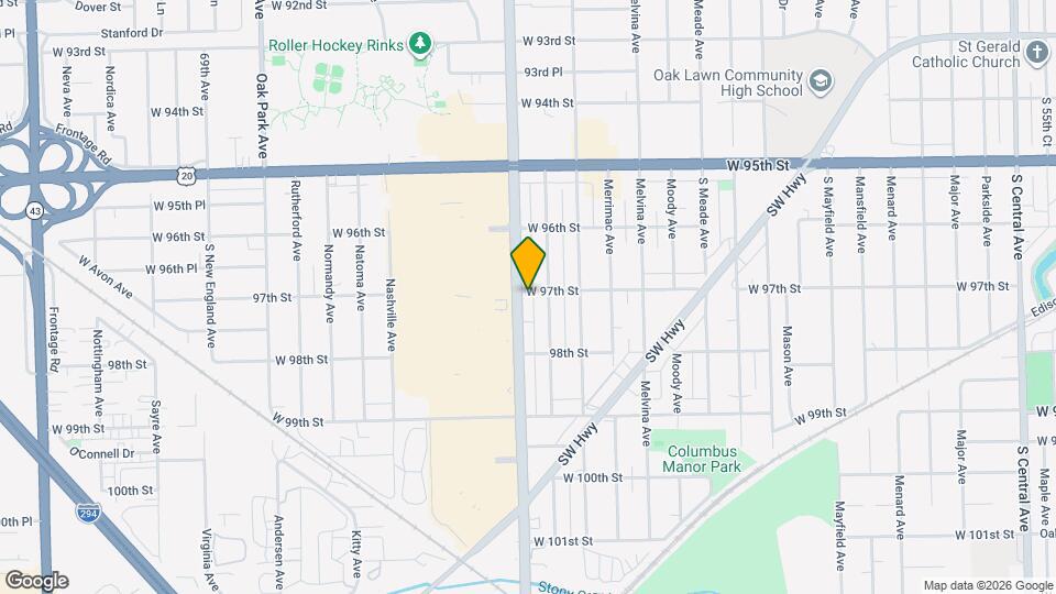 9701 Ridgeland Ave Map and Location Details