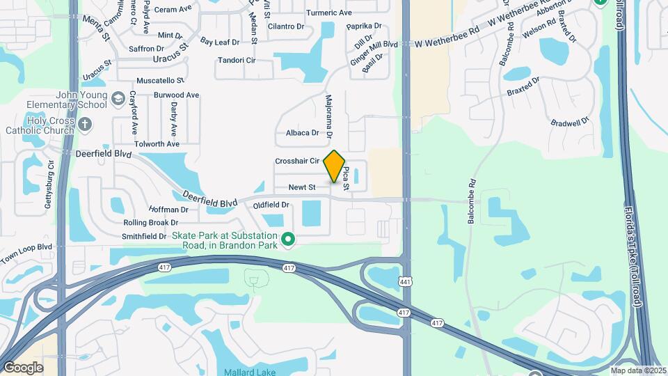 12543 Newfield Dr Map and Location Details