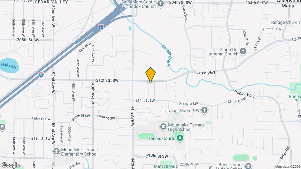 Mountlake Terrace Townhomes Map and Location Details