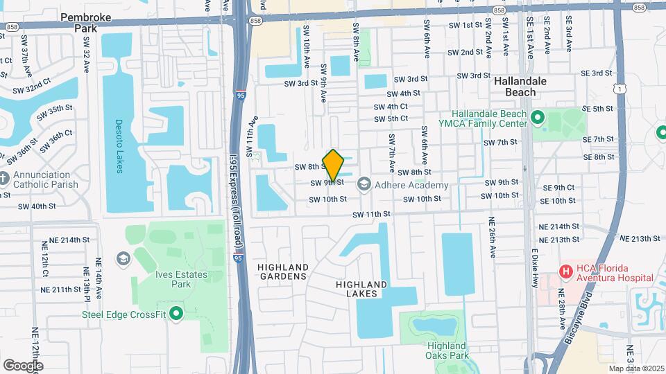851 SW 9th St Map and Location Details