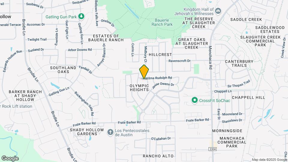 2505 Wilma Rudolph Rd Map and Location Details