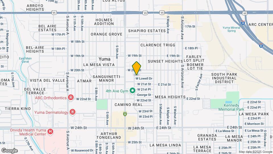 252 W Lowell Dr Map and Location Details