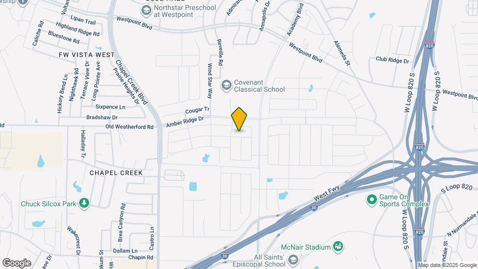 9828 Huntersville Trl Map and Location Details
