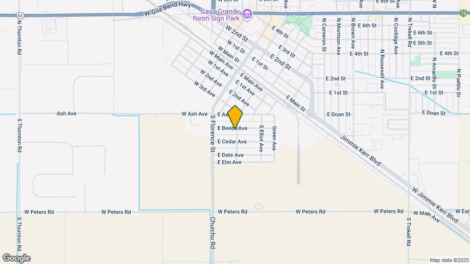 571 S Burgess Ave Map and Location Details