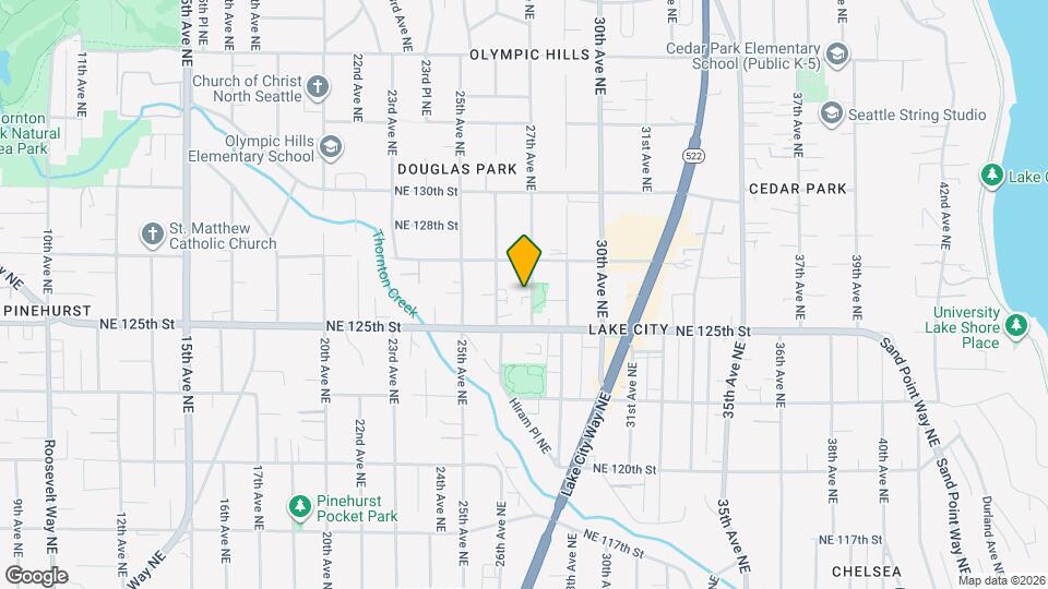 12531 27th Ave NE Map and Location Details