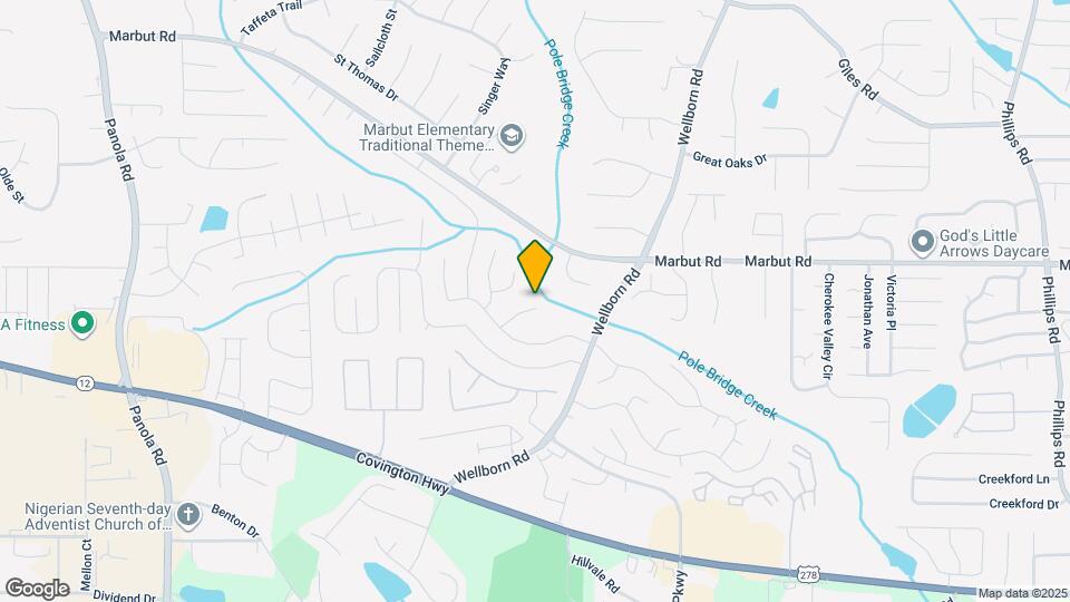 2172 Cold Springs Cir Map and Location Details