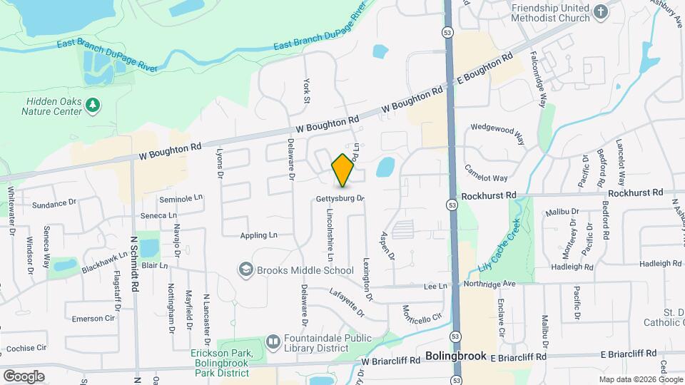 241 Gettysburg Dr Mapa y Detalles de la Ubicación