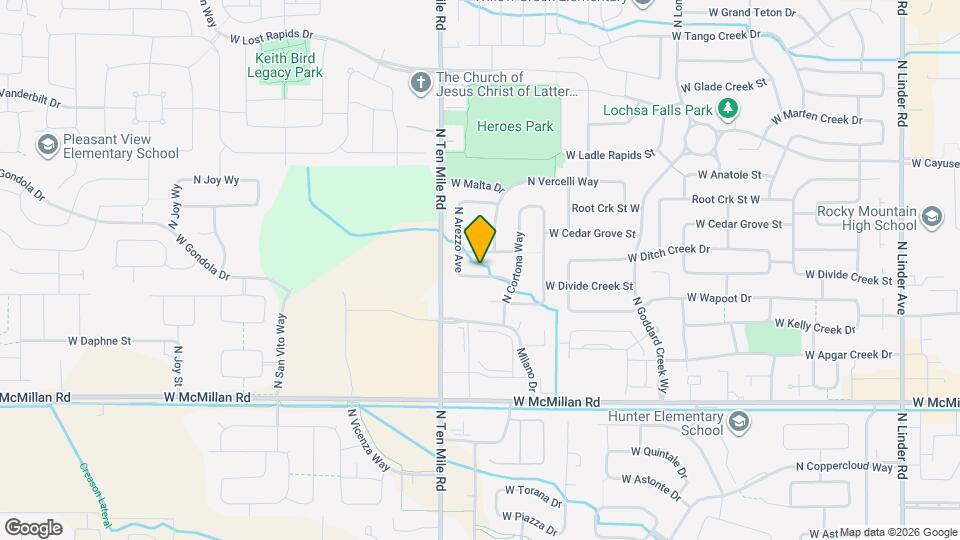 3066 W Divide Creek Dr Map and Location Details