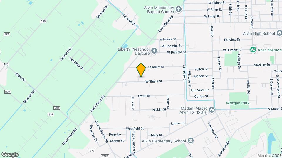 2744 W Shane St Map and Location Details