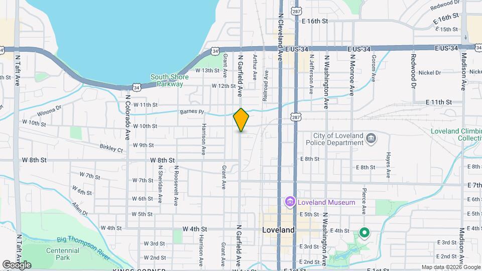 922 N Garfield Ave Map and Location Details