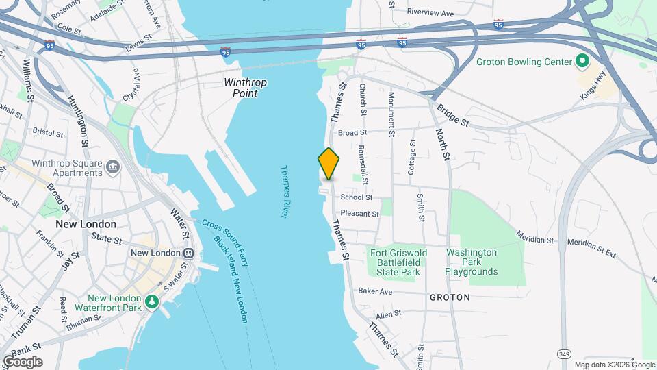 189 Thames St, Unit 1 Map and Location Details