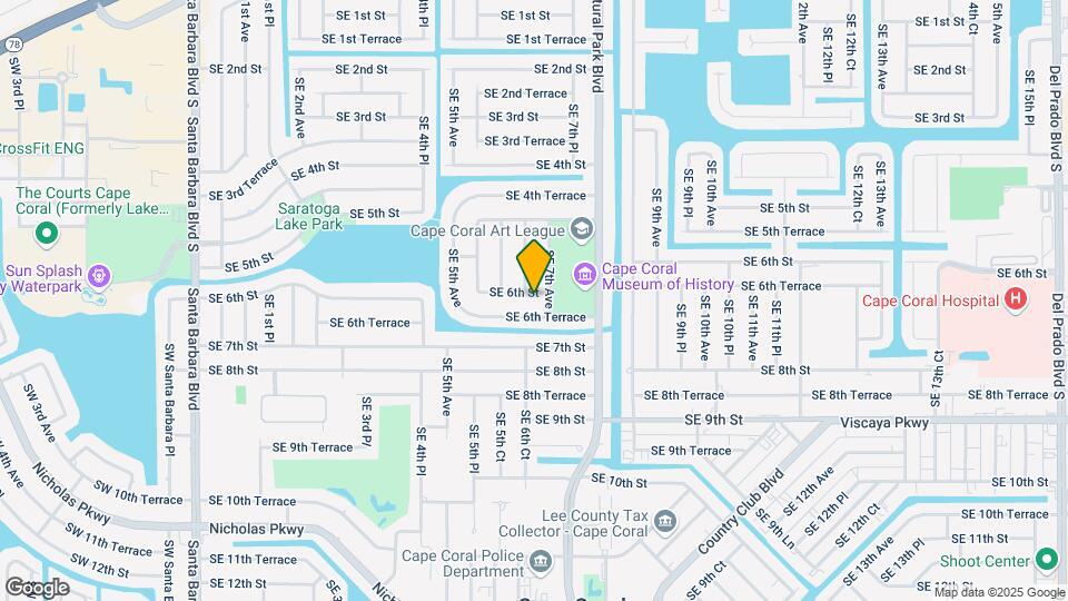 608 SE 6th St Map and Location Details