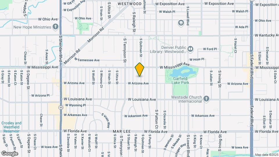 1177 S Quitman St Map and Location Details
