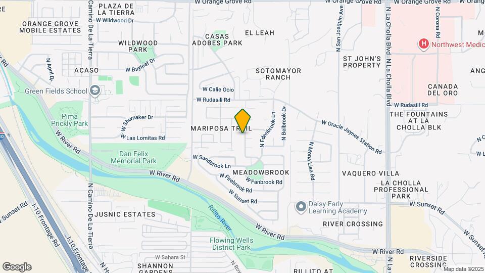5861 N Moonbrook Rd Map and Location Details