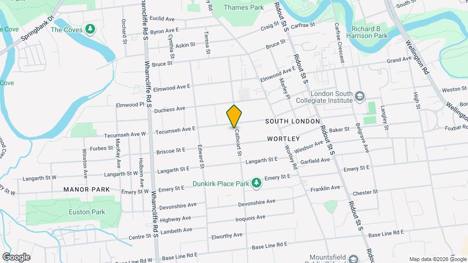121 Cathcart St Map and Location Details