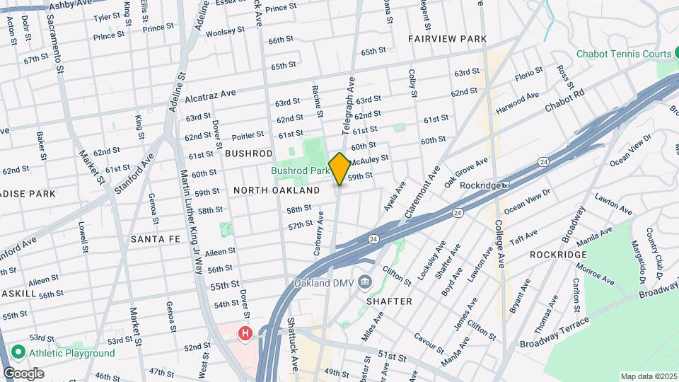 5824-5826 Telegraph Ave Map and Location Details