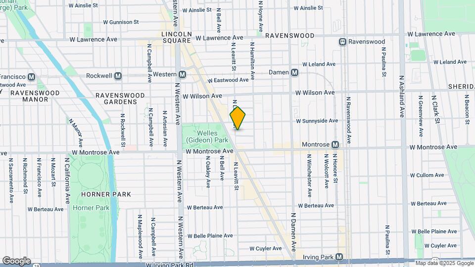 4435 N Leavitt St Map and Location Details
