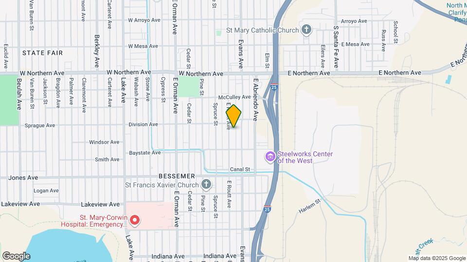 1516 E Routt Ave Map and Location Details