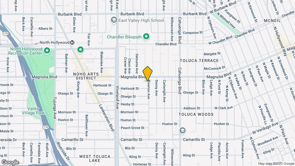 5161 Riverton Ave Mapa y Detalles de la Ubicación
