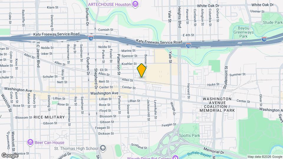 1225 Bonner St Map and Location Details