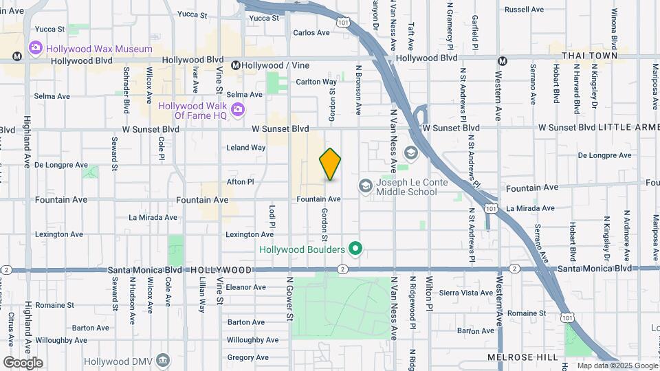 1322 Gordon St Mapa y Detalles de la Ubicación