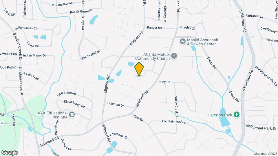 729 Allgood Valley Ct Map and Location Details