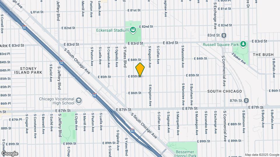 8504 S Essex Ave Map and Location Details