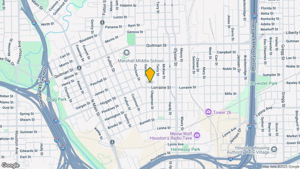 1905 Chapman St Map and Location Details