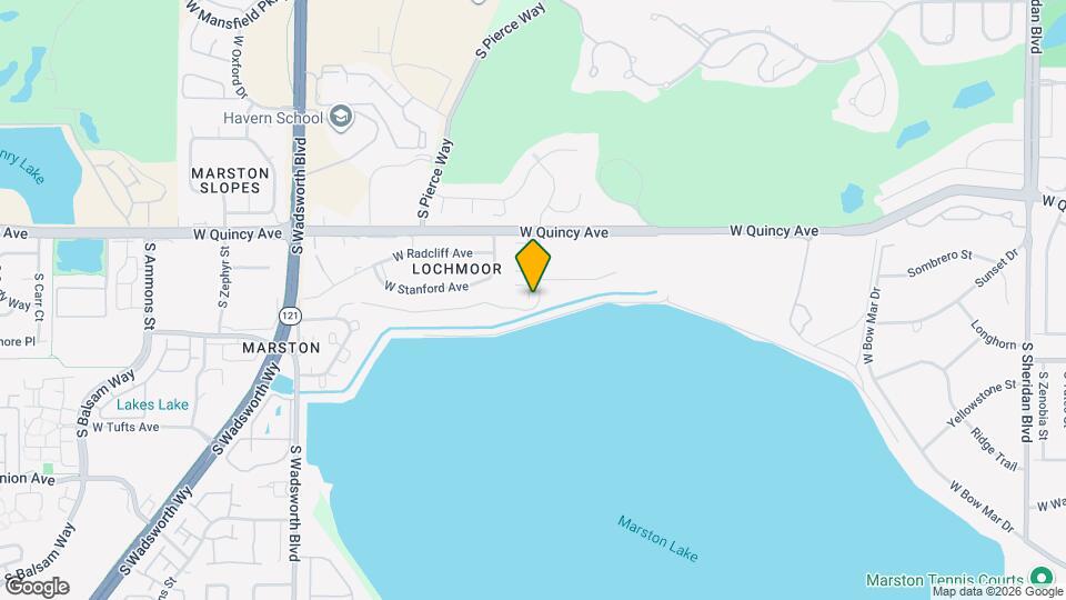 4301 S Pierce St Map and Location Details