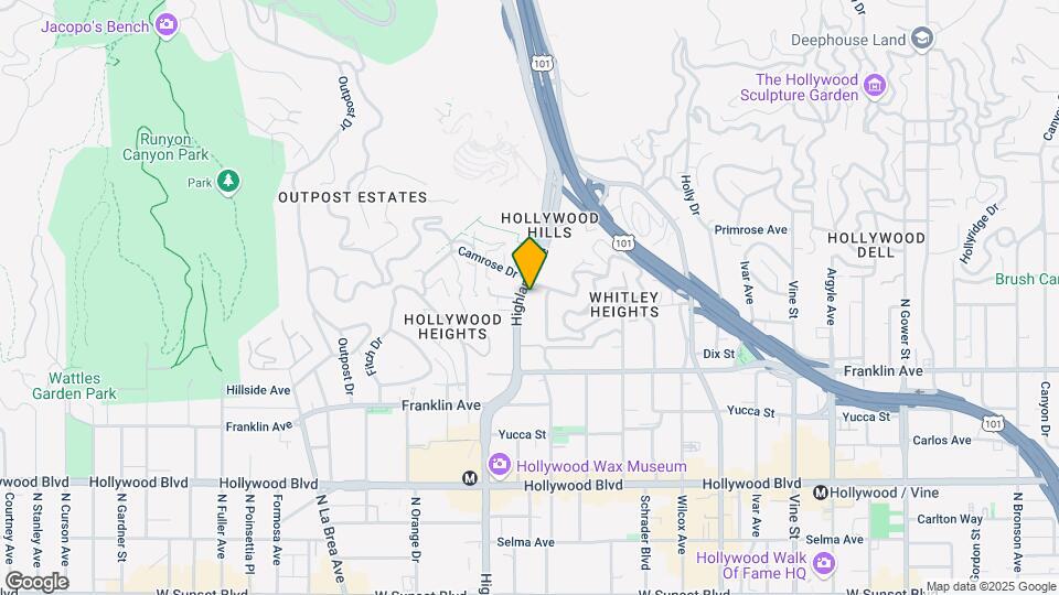 2030-2038 N Highland Ave Map and Location Details