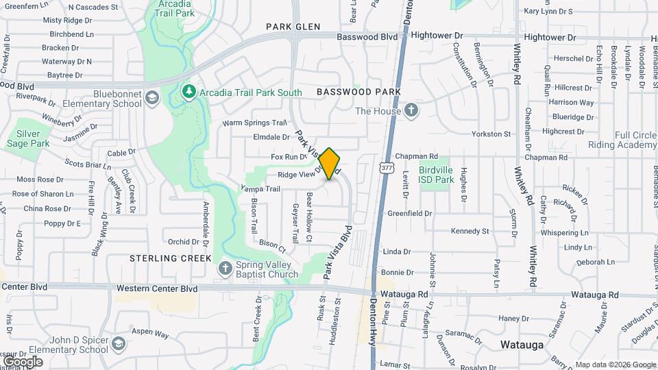 5416 Timber Ridge Dr Map and Location Details