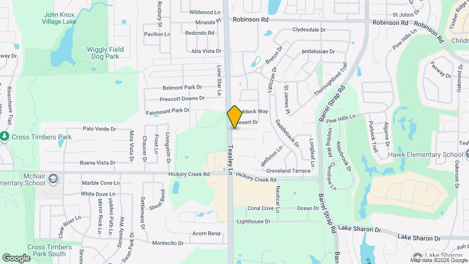 4525 Teasley Ln Map and Location Details