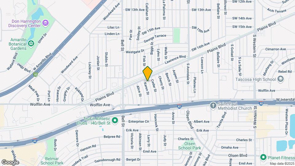 1905 Karen St Map and Location Details